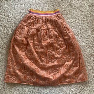 Kimchi Blue Pink Floral Skirt. Size Small